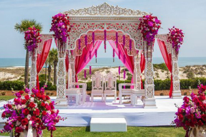 A professional rider on a horse