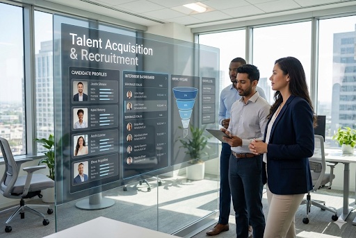 A professional rider on a horse